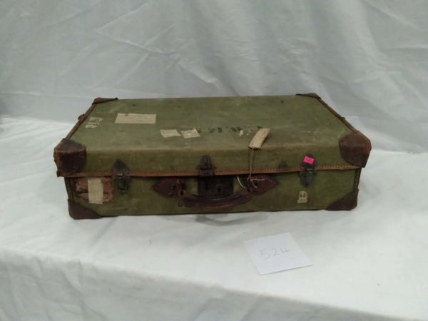 lot 524 vintage suitcase belonging to Charles Winthrop Molesworth Swithinback ( famous Glaciologist )