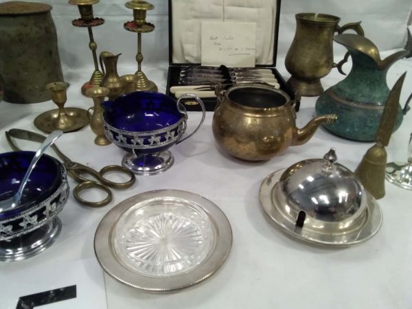 lot 525 quantity of metalware Inc brass - Image 5