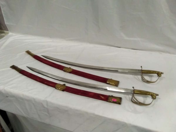 lot 541 pair of Indian ceremonial swords