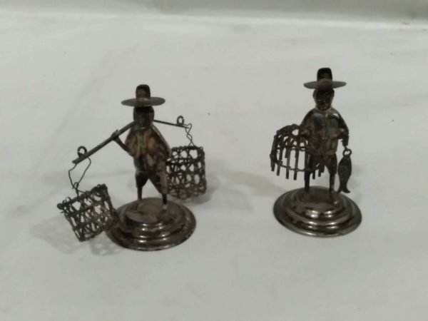 lot 547 2x vintage Chinese sterling silver figures