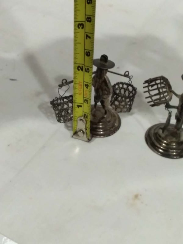 lot 547 2x vintage Chinese sterling silver figures - Image 3