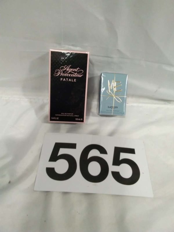 lot 565 sealed Agent Provocateur fatale & Lanvin Paris ME perfumes