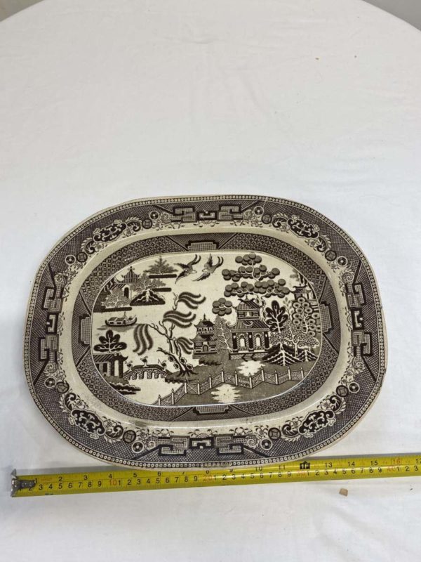 LOT 1013-LARGE PLATER -SWANSEA-D J EVANS & CO